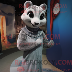 Mascot character of a Gray...