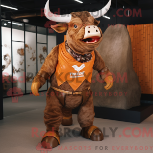 Mascot character of a Rust...