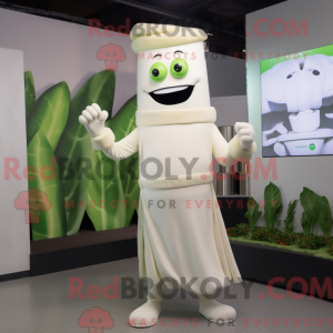 Mascot character of a White...