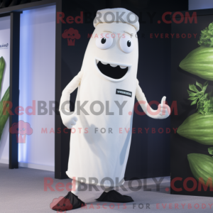 Mascot character of a White...