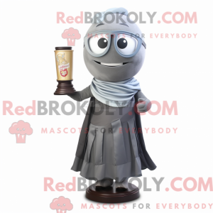 Mascot character of a Gray...