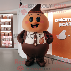 Postava maskota broskvové...