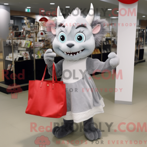 Mascot character of a Gray...