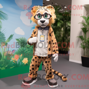 Mascotkarakter af en gepard...