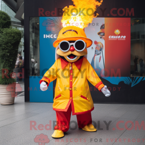 Mascot character of a Fire...