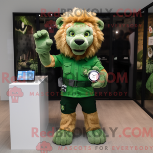 Mascot karakter van een...