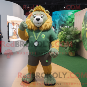 Mascot karakter van een...