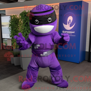 Postava maskota Purple...