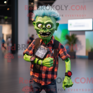 Mascot character of a Green...