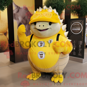 Mascot character of a...