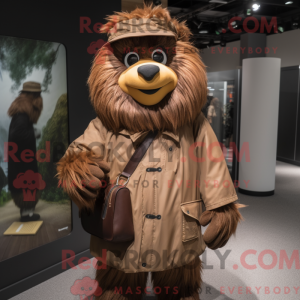Mascot karakter van een...