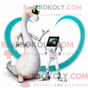 Mascot character of a White...