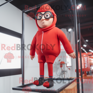 Mascot character of a Red...