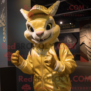 Mascot character of a Gold...
