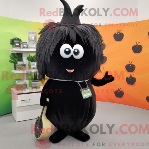 Mascot character of a Black...