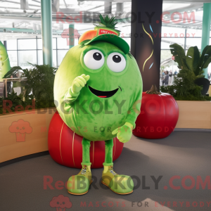 Mascot character of a Lime...