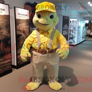 Mascot character of a Lemon...