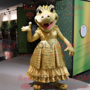 Mascot character of a Gold...