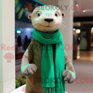 Mascot character of a Green...