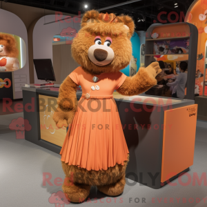 Mascot karakter van een...