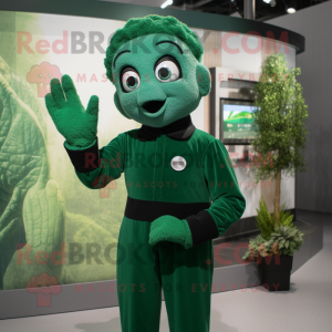 Forest Green Mime mascotte...