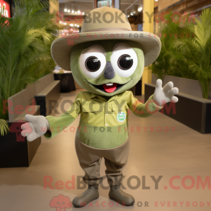 Maskot postava Olive...