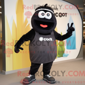 Mascot character of a Black...