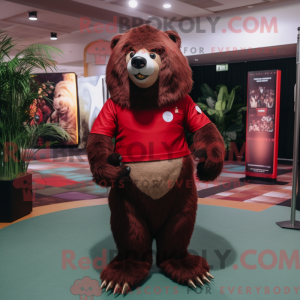 Mascot character of a...