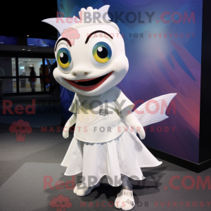 Mascot character of a White...