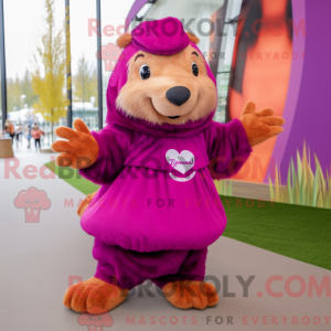 Mascot character of a...