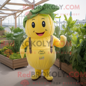 Mascot character of a Lemon...