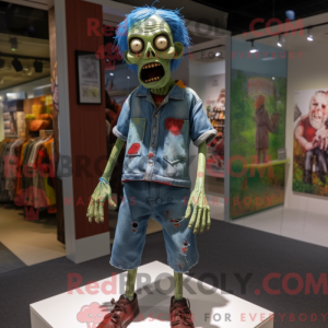 Maskotfigur af en zombie...