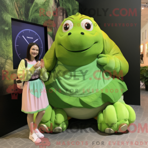 Mascot character of a Lime...