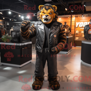 Mascot character of a Black...