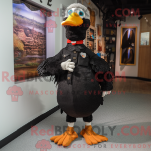 Mascot character of a Black...