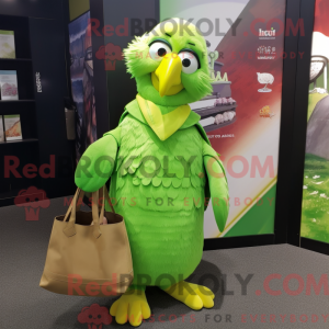 Mascot character of a Lime...