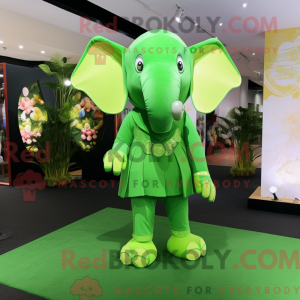 Mascot character of a Lime...