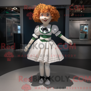 Mascot character of a White...