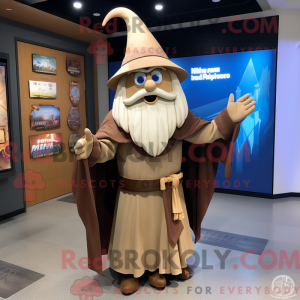 Postava maskota Tan Wizard...