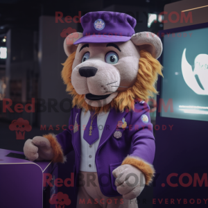 Mascot karakter van een...