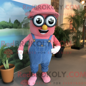 Mascot character of a Pink...