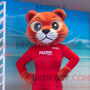 Mascot character of a Red...