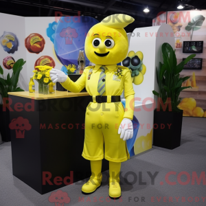 Mascot character of a Lemon...