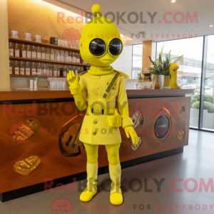 Mascot character of a Lemon...