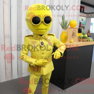 Mascot character of a Lemon...