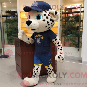 Mascot character of a Navy...