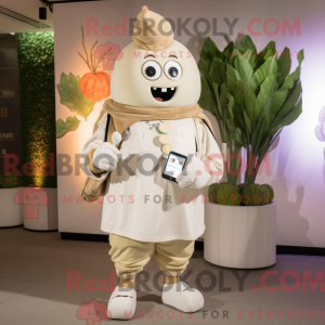 Mascot character of a Cream...