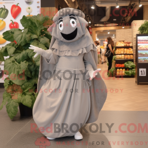 Mascot character of a Gray...