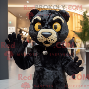 Mascot character of a Black...