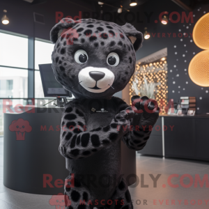 Mascot character of a Black...